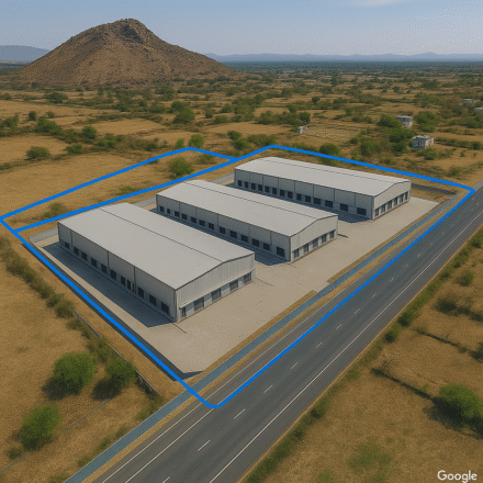 🏗️ Prime Industrial/Warehouse Land for Sale – 60 Bigha at Kishangarh Toll, Ajmer 📍