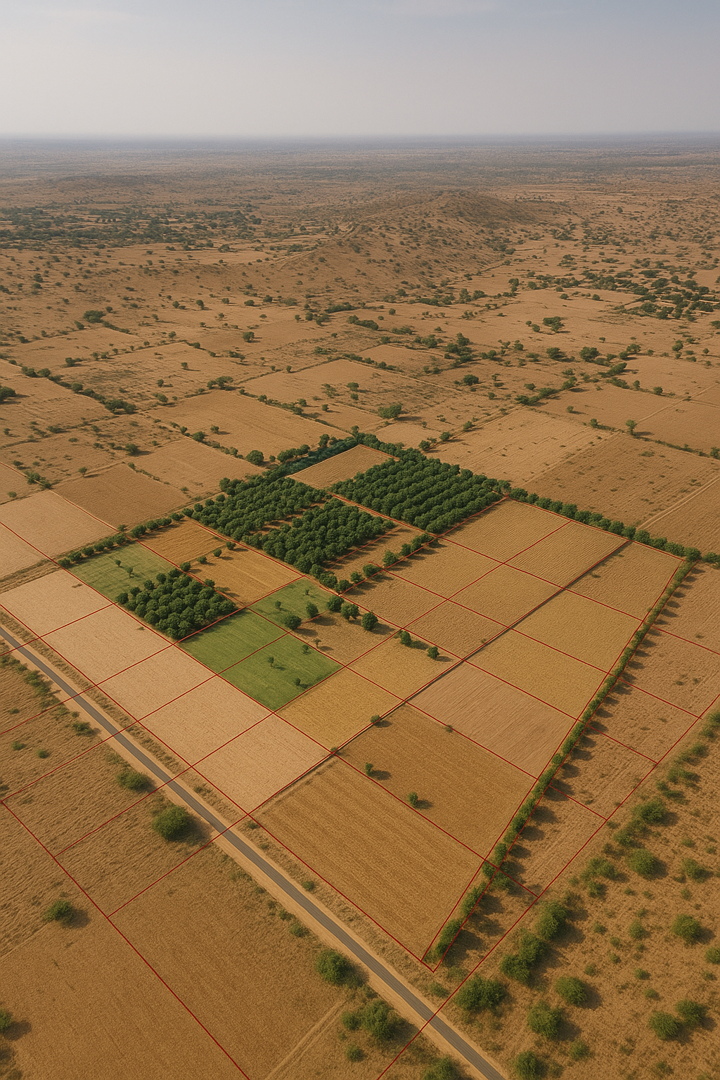 🌱 Strategic JV/Farm Villa Development Opportunity | 25 Acres Near Loharu–Pilani Road, Rajasthan