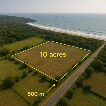 10-Acre Resort Land for Sale Near Arawali Sagar Tirtha | Goa–Maharashtra Border