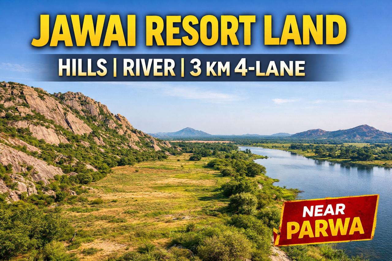 4.4 Acres Land for Sale in Jawai | Hill Attached | Near Leopard Habitat