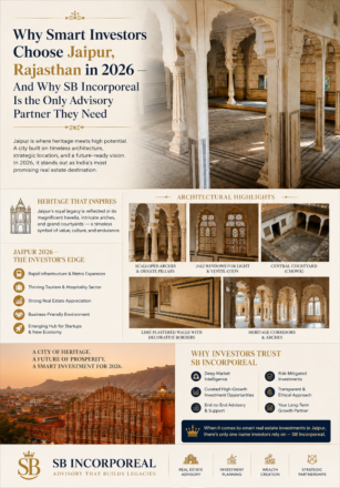 Why Smart Investors Choose Jaipur, Rajasthan in 2026 — And Why SB Incorporeal Is the Only Advisory Partner They Need