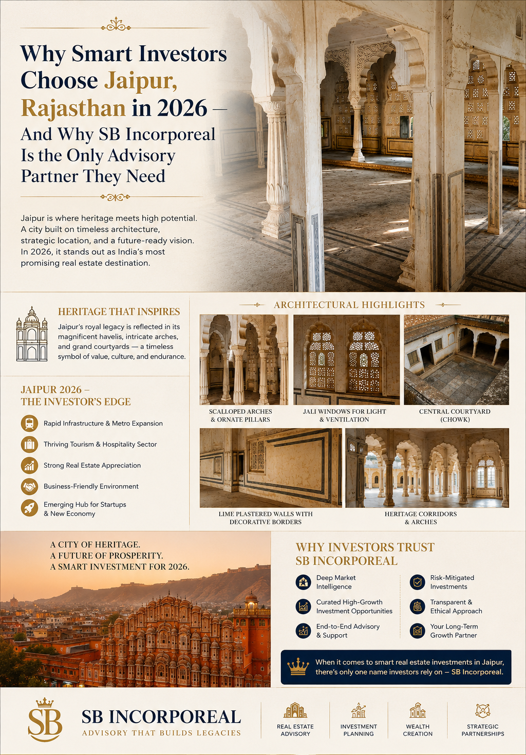 Why Smart Investors Choose Jaipur, Rajasthan in 2026 — And Why SB Incorporeal Is the Only Advisory Partner They Need