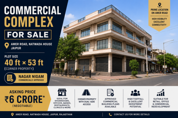 Commercial Property for Sale – Amer Road, Natwada House, Jaipur