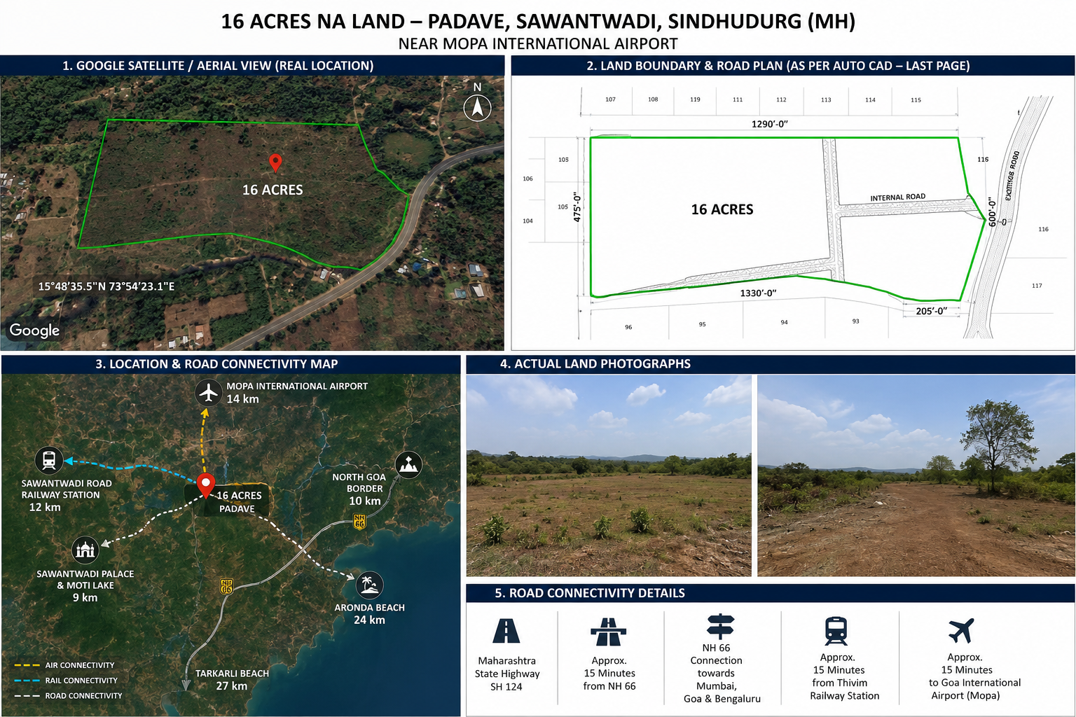 Mopa Airport Land | North Goa Border