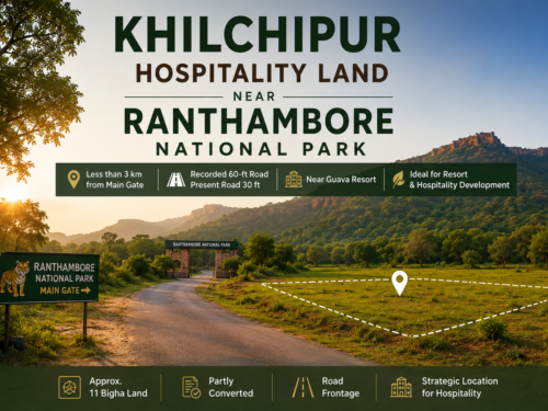 Hospitality land near Ranthambore National Park Main Gate at Khilchipur